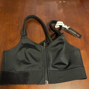 SHEFIT Black Adjustable Sports Bra